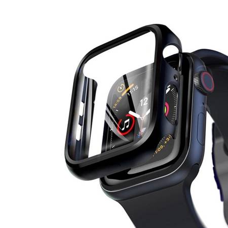 Hi5 Defender Black - Etui ochronne ze szkłem dla Apple Watch 44mm